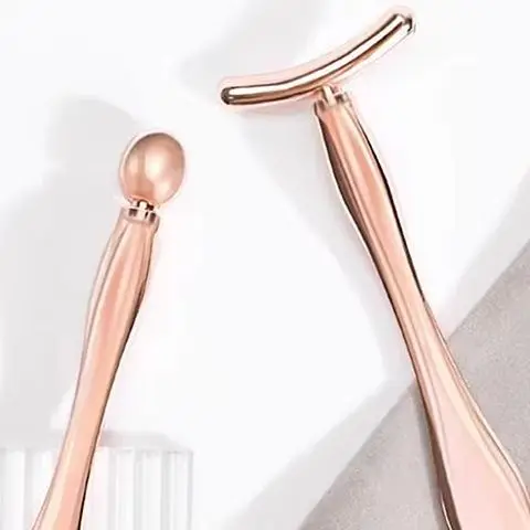 

Eye/Face Cream Applicator Cosmetic Roller Massage Stick Spatula Beauty Spoon Anti Wrinkle Facial Lifting Alloy Face Skin Care