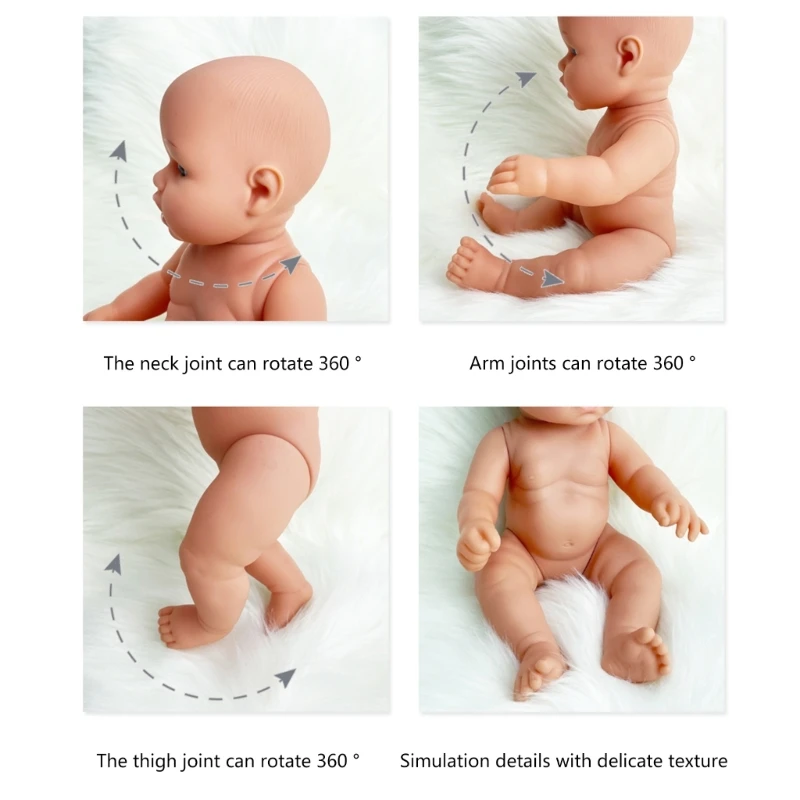 30cm Rebirth with Moving Limbs Realistic with Nipple/ Blanket Supplies