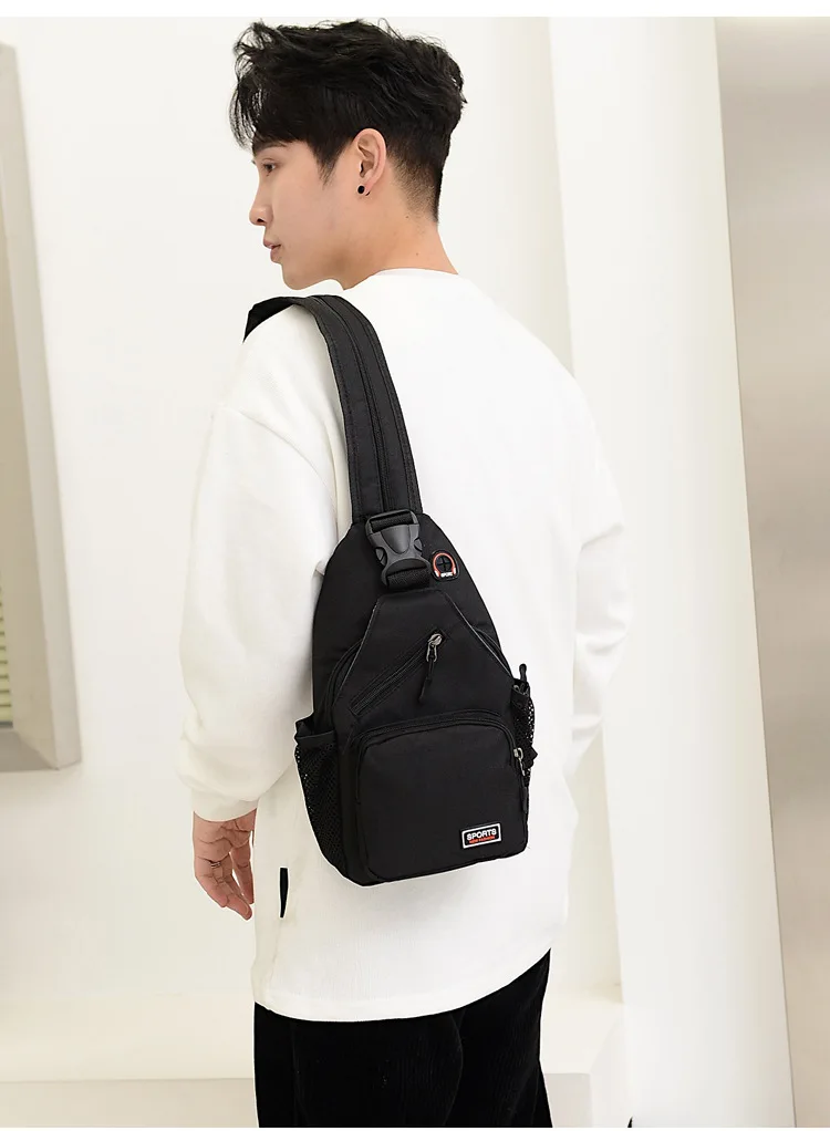 New Shoulder Bag Man 2024 Casual Chest Business Male MultiFunctional Women Backpack Cycling Sports Rucksack Travel Pack