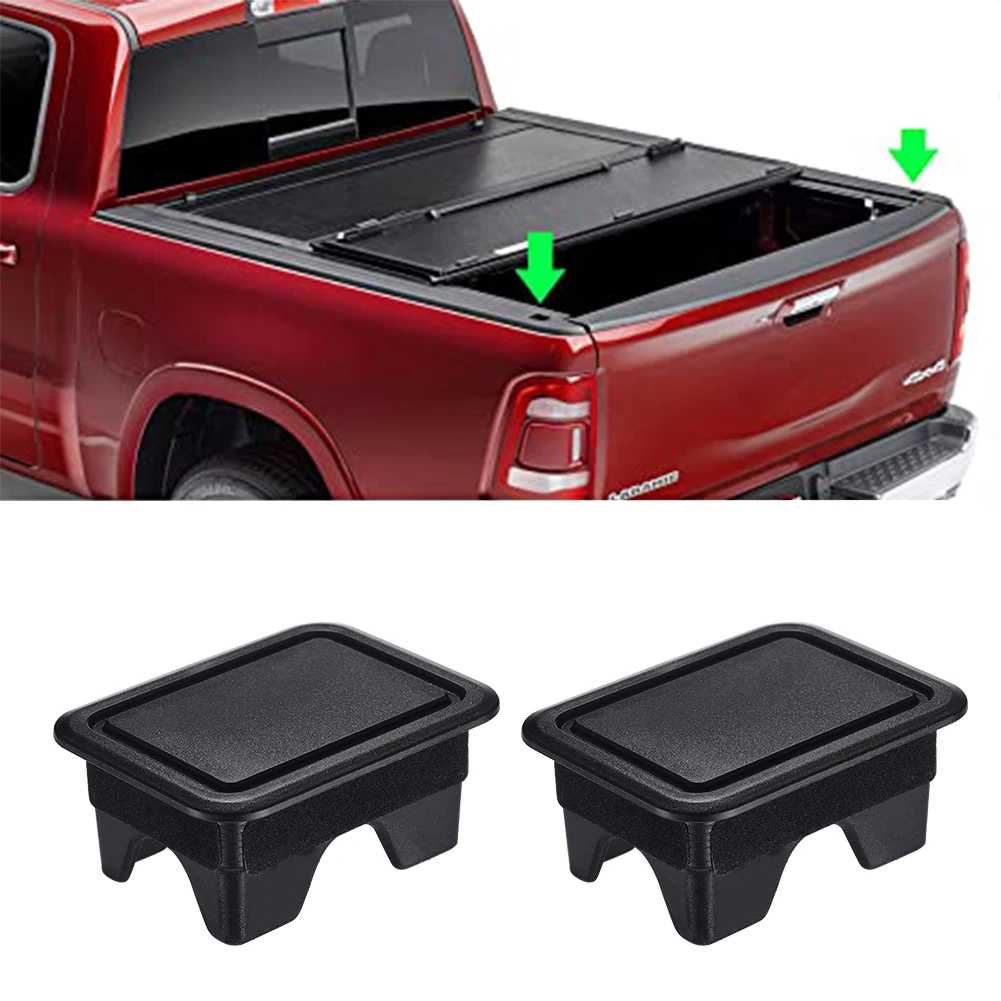 Car Stake Pocket Covers for Ram Bed Rail Stake Pocket Plugs Universal Fit for DODGE RAM1500/2500/BigHorn/Classic/Laramine