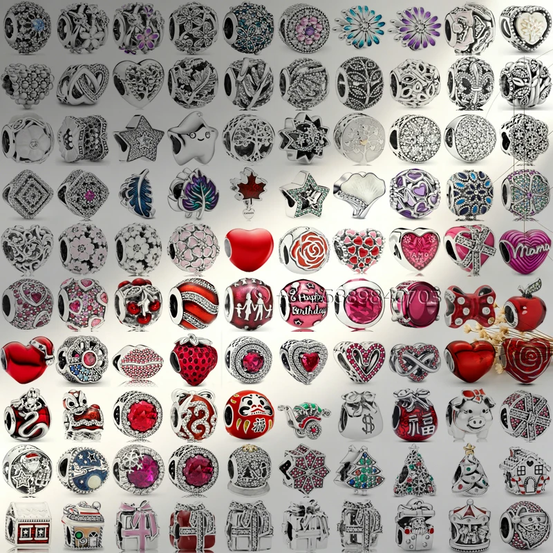 

925 Sterling Silver Cute Chameleon Turtle Charms for Bracelet DIY Jewelry Making Colorful Crystal Animal Pendant Bead Women Gift