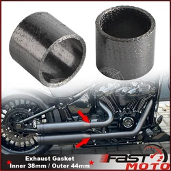 Exhaust Gasket Seal Motorcycle Muffler Header Gasket Exhaust Pipe Gasket Mufflers Seal Bushing For Harley Sportster Dyna Softail