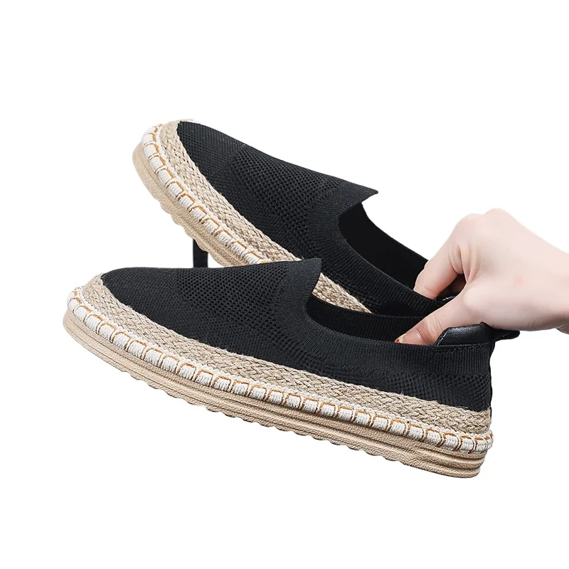 

Women's fashion Breathable Vulcanized Thin mesh casual versatile summer flat bottomed fisherman's shoes