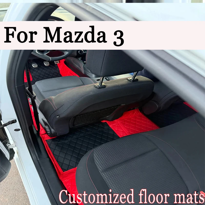 

Car Floor Mats For Mazda 3 Axela Sedan 2022 2021 2020 Carpets Parts Protector Auto Interior Accessories Rugs Foot Pads Covers