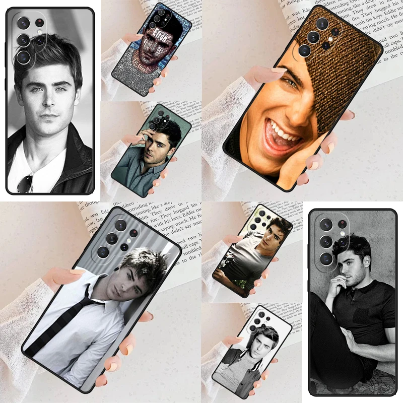 Zac Efron Zachary David Alexander Phone Case For Samsung Galaxy S24 S23 S22 S21 Ultra S10 Note 10 Pro S20 Plus FE S9 S8 Cover