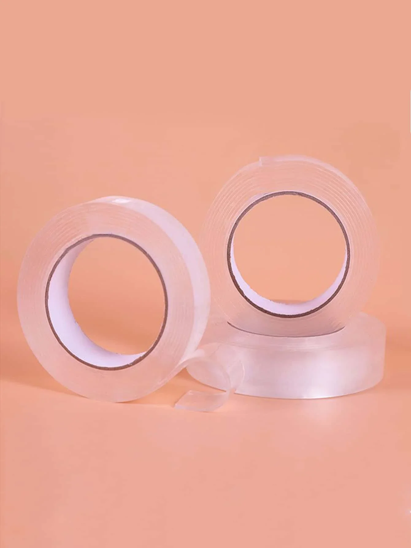 Bview Art 1 قطعة سميكة 2 مم * عرض 3 سم * طويل 3 أمتار شريط نانو متعدد الوظائف شريط شفاف على الوجهين