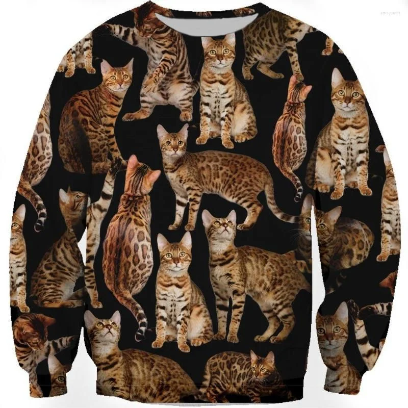 Cute Cat Dog Shiba Inu Sweatshirt Trendy Fall And Winter Loose Comforts Pullover Sportwear Longsleeved Tops Men Women Chlidren