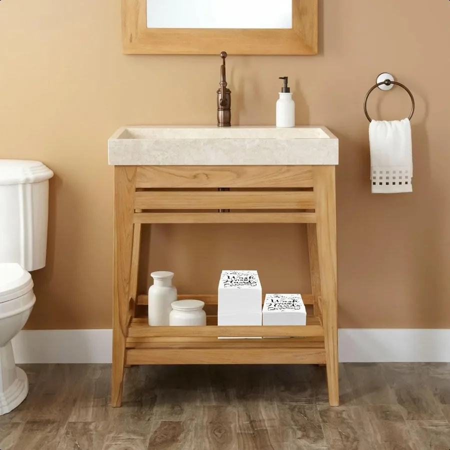 100 Pcs  Hand Towels for Bathroom Paper Towels for Guests 3 Ply Wash Your Hands Bathroom Etiquette Guest Napkins for Powder Roo