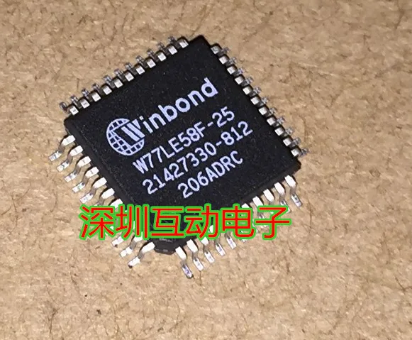 Free shipping   W77LE58F-25 QFP-44      10PCS