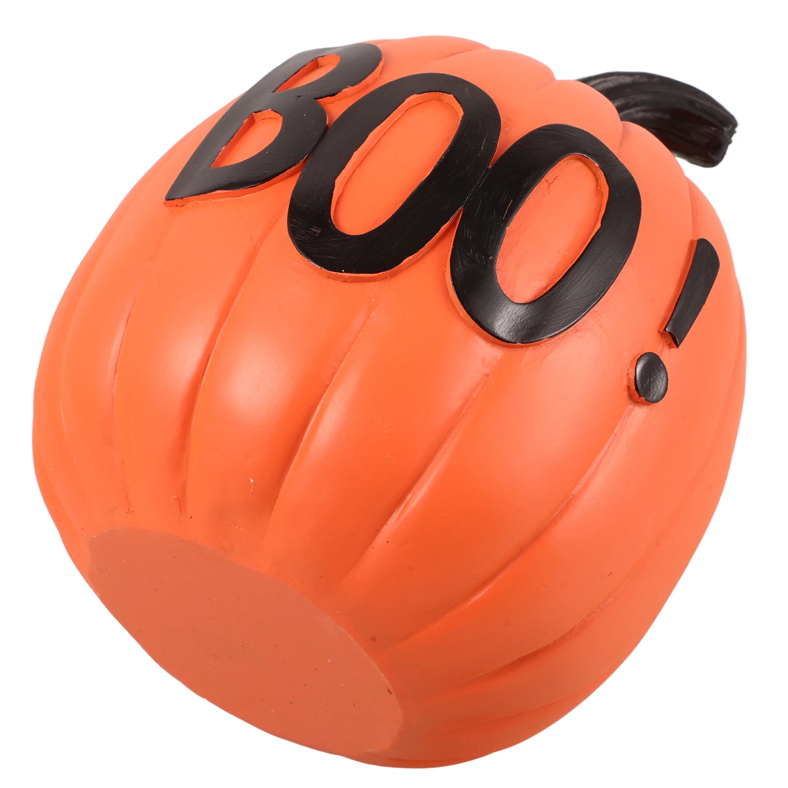 

Resin Pumpkin Decor Orange Halloween Ornament Figurine Desktop Model Party Decoration Indoor Outdoor Accessories Simulated Craft