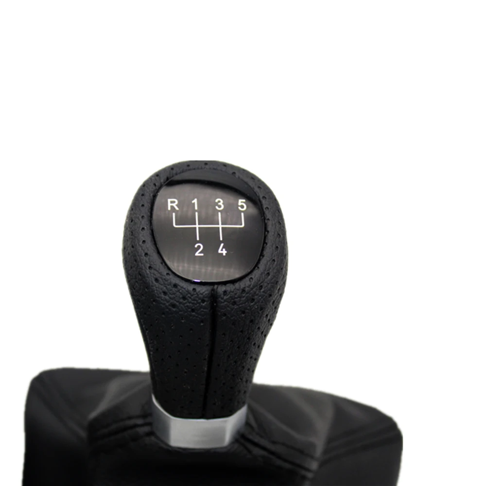 5 Speed Car Gear Stick Shift Knob With PU Leather Boot For BMW 1 Series E81 116i  118i 120i 125i 128i 130i 135i 2004-2013 Car