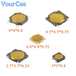 100pcs/20pcs Membrane Button Switch 4.8*4.8*0.55 3.7*3.7*0.35 3*3*0.8 4.5*4.5*0.55 4*4*0.8 2.6*3 Patch Micro Touch Switch Button