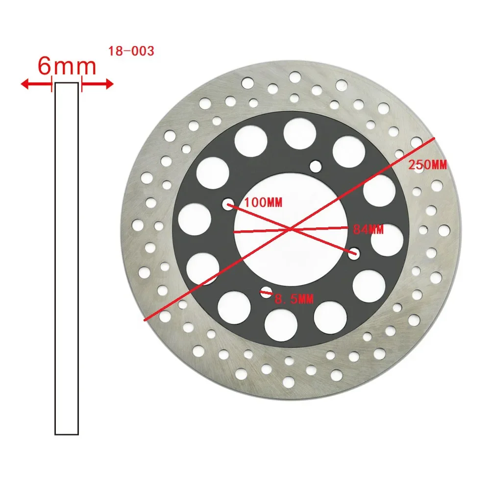 

Motorcycle Rear Brake Disc Rotor For Suzuki GSF400 Bandit 1991-1995 GSX400 Impulse Z 94-96 GSX400 1994-1996 GSX400F 1988-1990