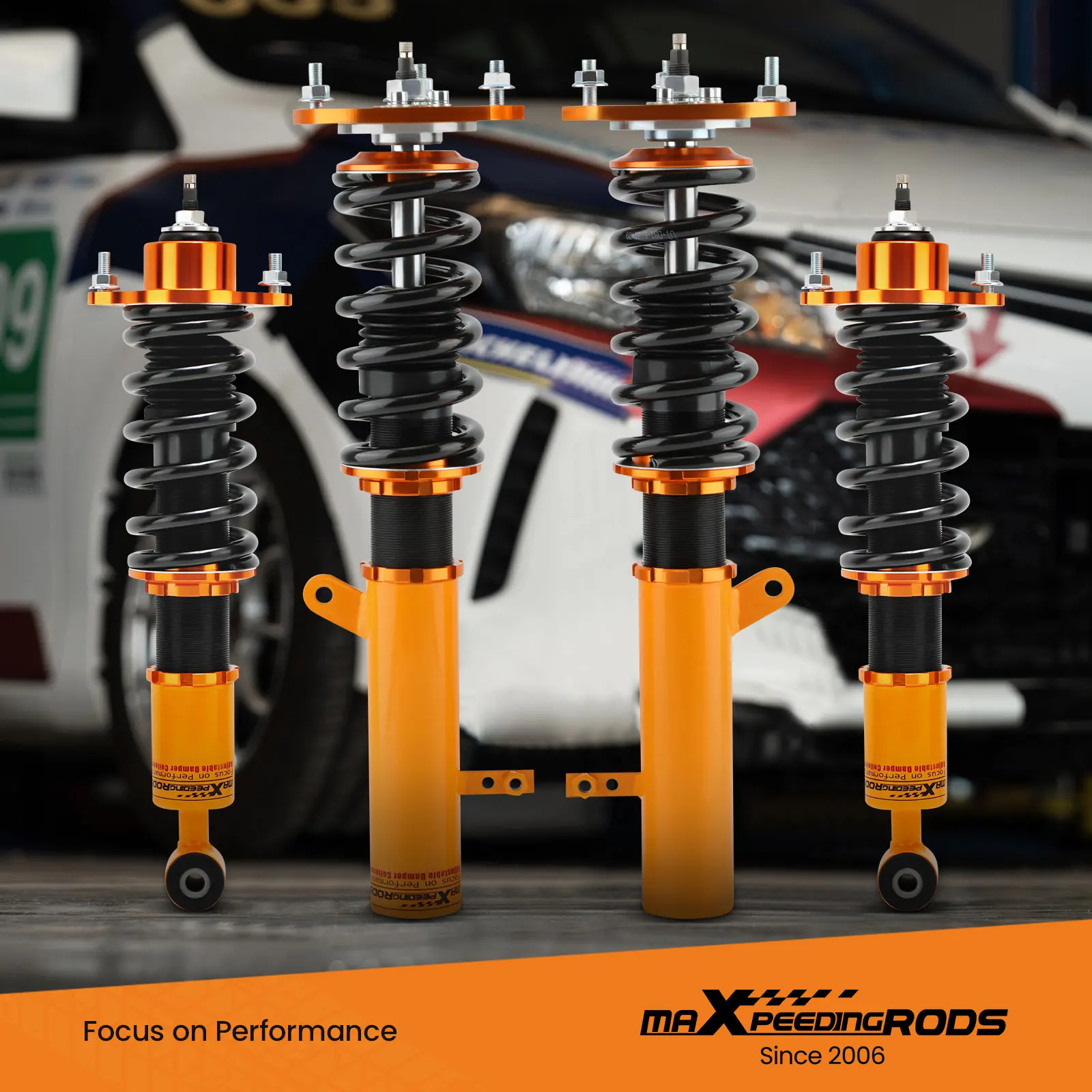 

Coilover Suspension 24 Levels Adjustable Damping Shocks For Dodge for Caliber (excluding SRT-4 )2007-2012 For Jeep Compass (MK)