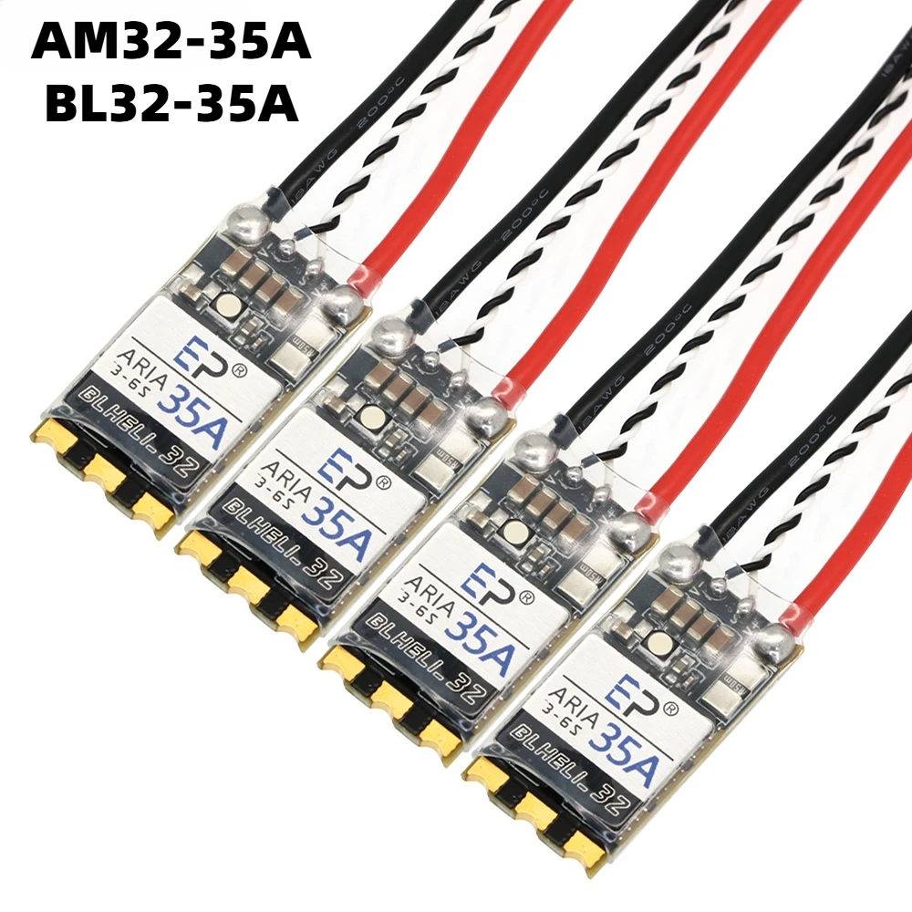 E-Power DYS Aria BL32 35A AM32 bit 3-6S Dshot 1200 ตัวควบคุมความเร็วแบบไร้แปรงถ่าน สำหรับเครื่องบิน FPV crossover และเครื่องบินบังคับวิทยุแบบ DIY