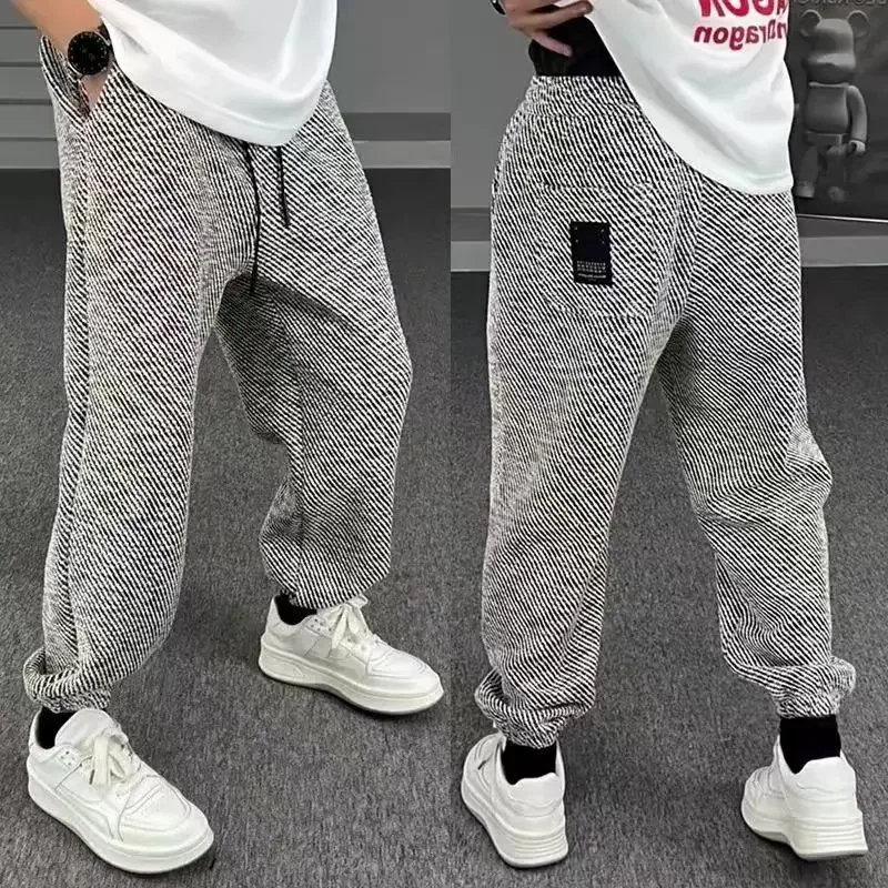 

2024 Autumn Winter Sweatpants Men Fashion Versatile Loose Casual Trousers Sport Jogging Pants Harajuku Streetwear Straight Pants