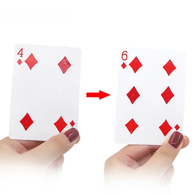 Fantastic 4 To 6 Moving Point Magic Tricks Close Up Card Magia Professional Magicians Tricks Magic Tool Magie Props