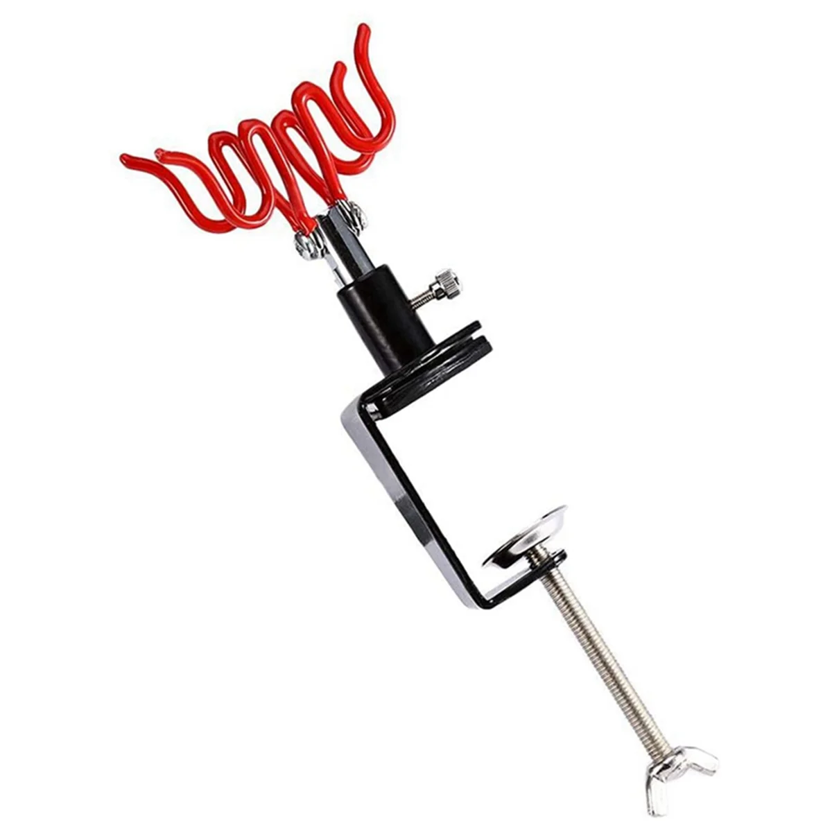 【3262 Popular】Storage Stand Clip-on Holds 2 Airbrush Hobby Airbrush Parts Desktop Table Mount Airbrush Tools Accessories