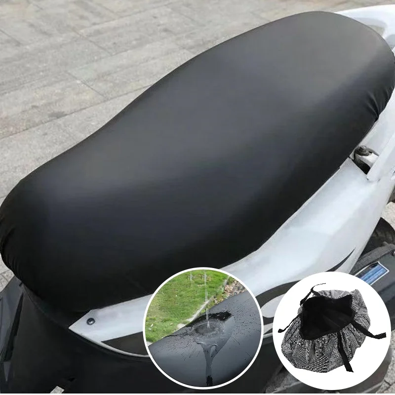 

Чехол для сиденья мотоцикла, водонепроницаемый, дышащий, кожаный, с 3D-сеткой, защитный, солнцезащитный, для мотоциклов и электроскутеров