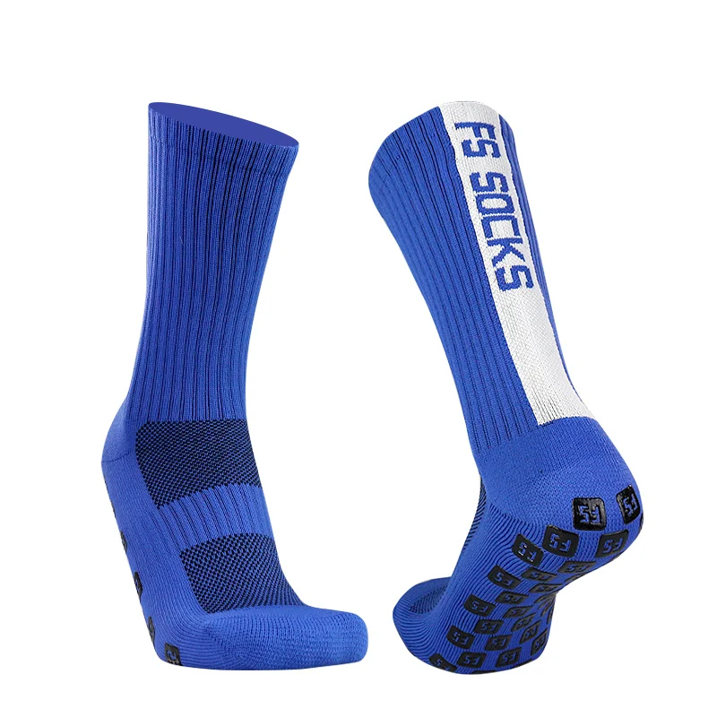 2023 nuovo modello FS calzini da calcio quadrati in Silicone antiscivolo allenamento di calcio professionale concorrenza uomo donna sport futebol