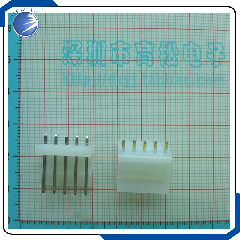 10PCS/Lot  Straight pin socket plug type connector CH3.96-5P spacing of 3.96