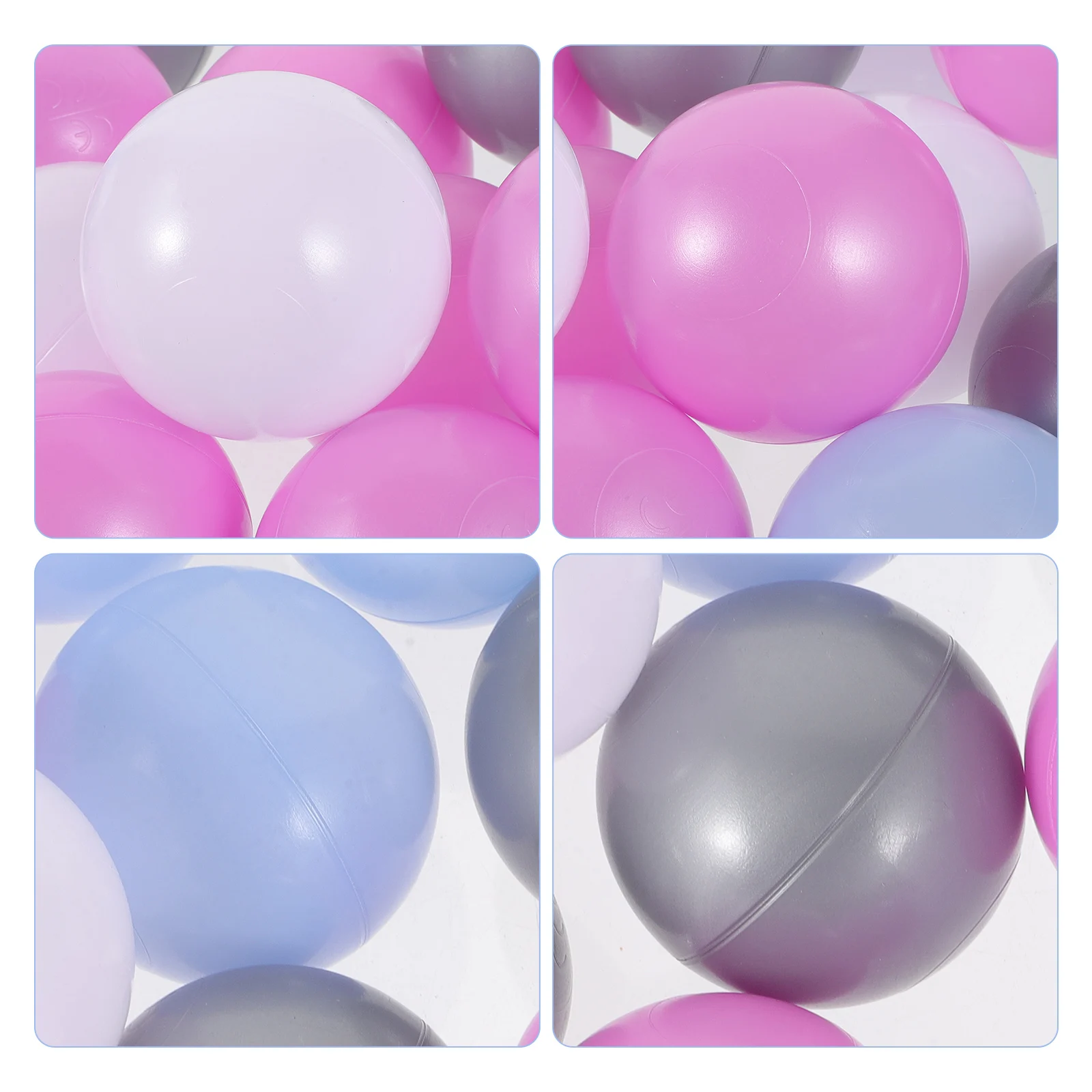 Boules ondulées colorées de qualité alimentaire, 50 pièces, pour fosses décoratives en plastique, jouets d'extérieur pour enfants