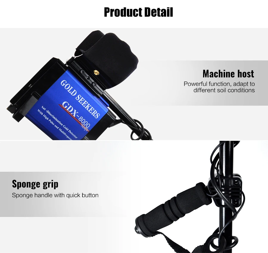GPZ7000 GDX8000 High Accuracy Popular Metal Detector Gold Detector - Image 2