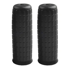 2Pcs Wheelbarrow Rubber Handles Round Tubes Black Replacement Universal Handles Weatherproof Durable Handle Cover