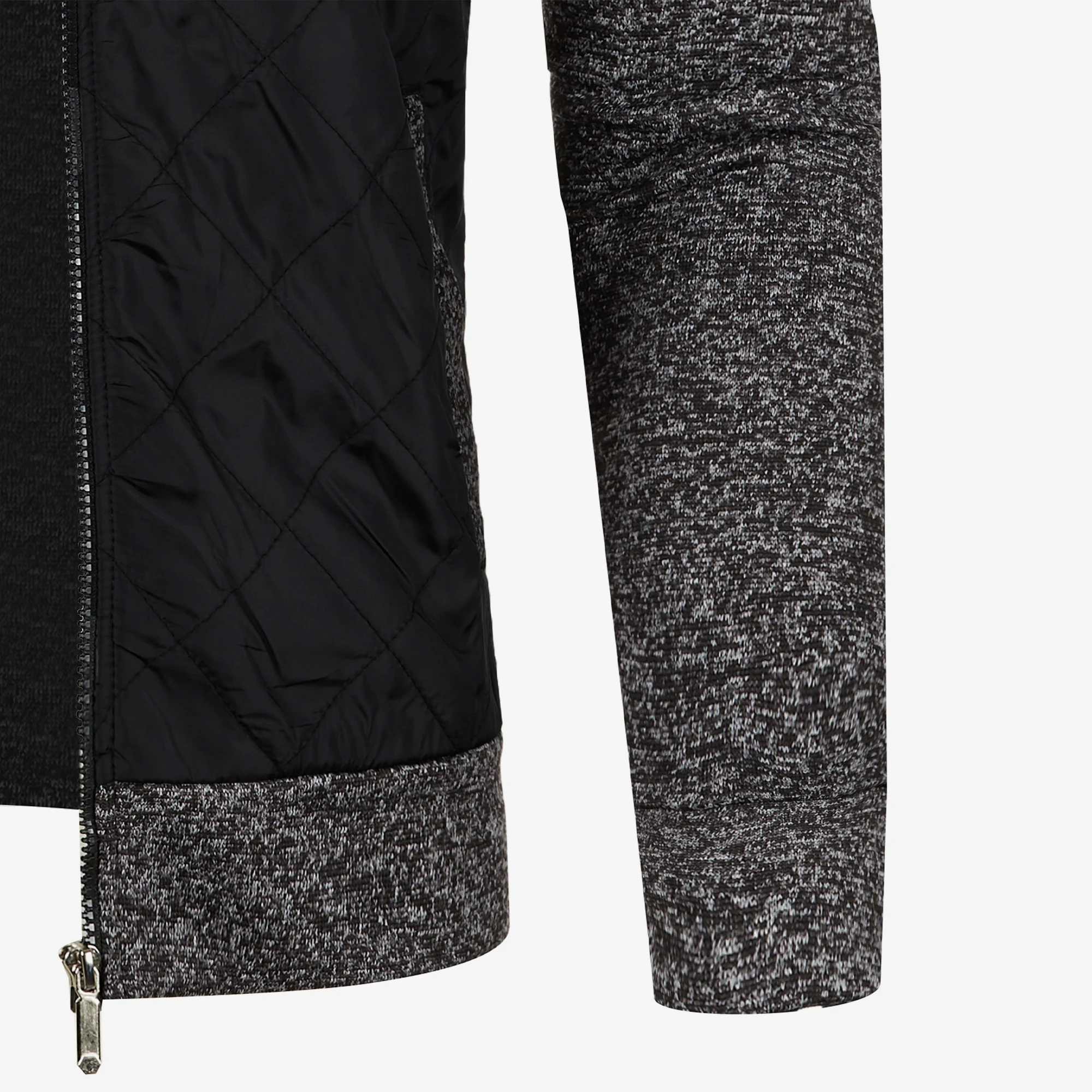 Haut en tricot à col montant et fermeture éclair rayée pour hommes, couleur assortie à la mode, automne et hiver