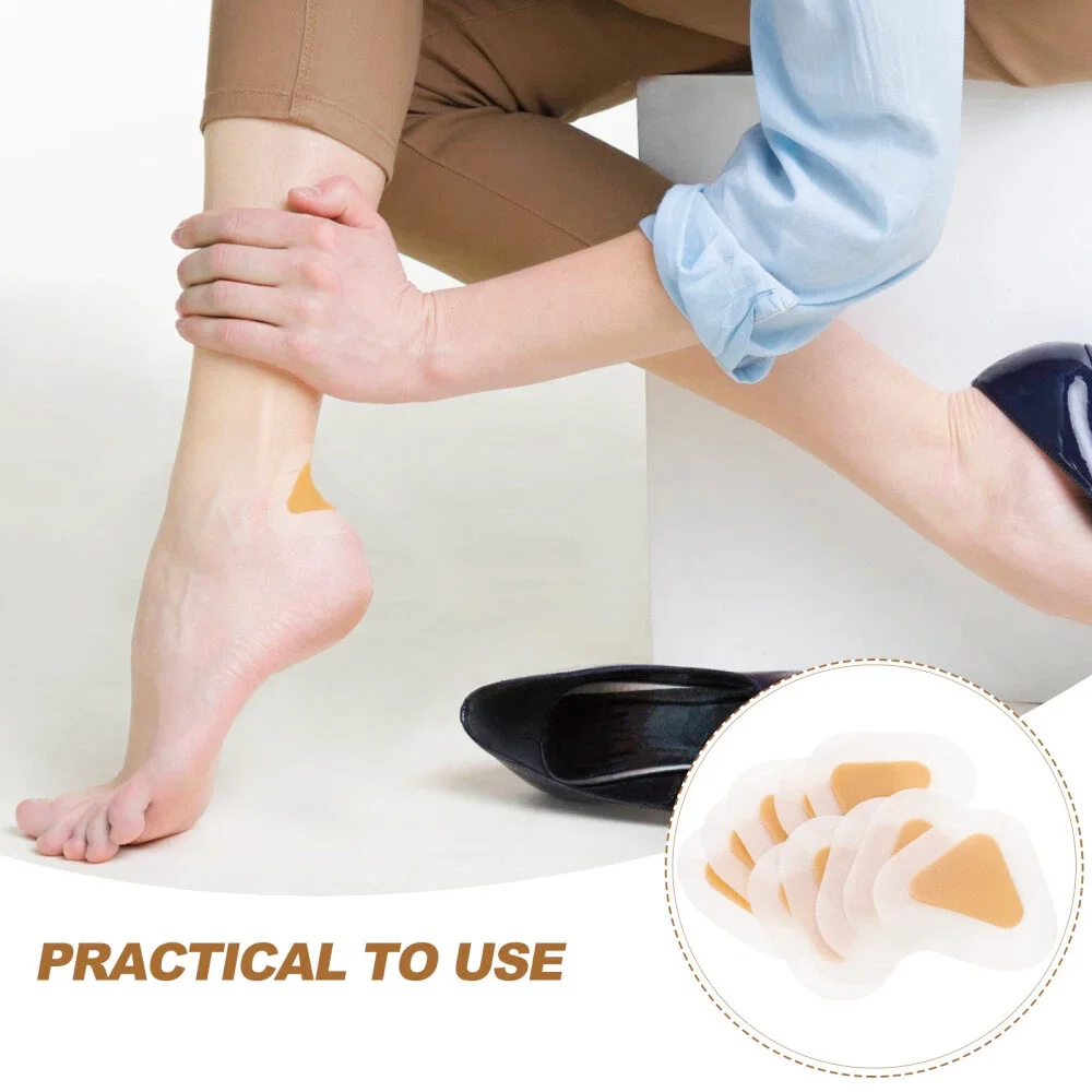 30 Uds. Parches protectores de talón para pies, almohadillas adhesivas para blíster, forro para el talón, pegatinas para zapatos, yeso para aliviar el dolor, cojín para el cuidado de los pies, agarre