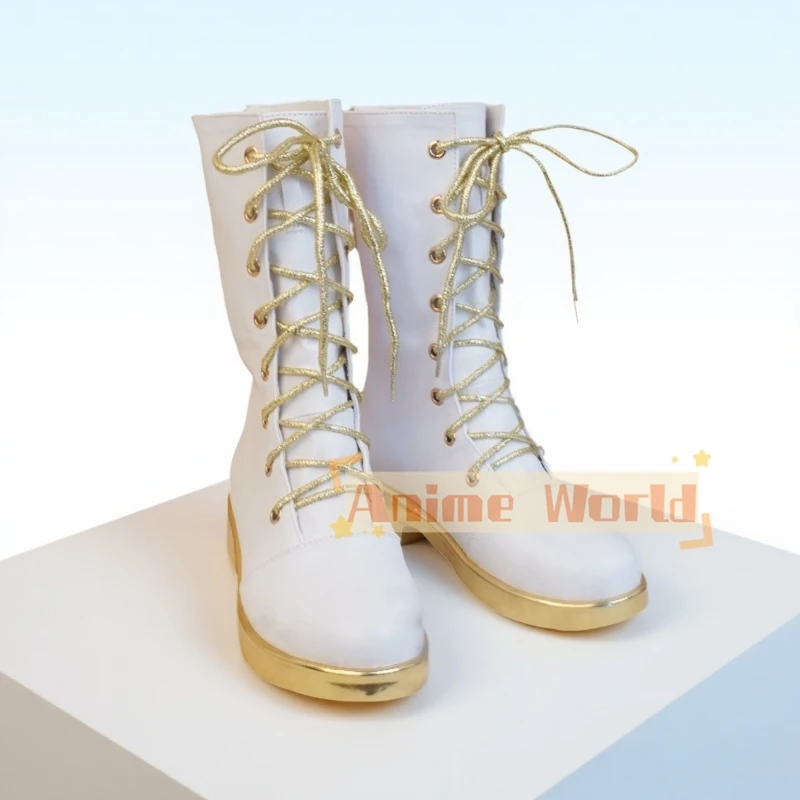 KPop Demon Hunters Zoey Rumi Cosplay Shoes Anime Costume Boots Custom Made Children Girls Shoes Boots