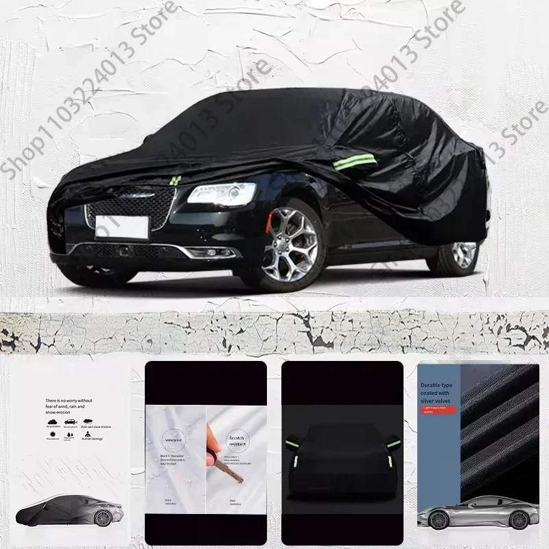 

For Chrysler 300c Anti-UV Sun Shade Rain Snow Resistant Dustproof Black Cover Car umbrella Full Car Cover Outdoor Protection