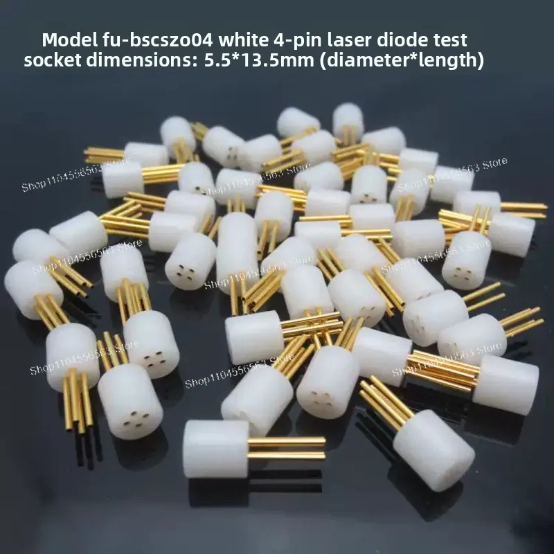 Banco de prueba de diodo láser de tres patas blanco de 5,6 mm - Enchufe especial para LD infrarrojo TO18/TO56