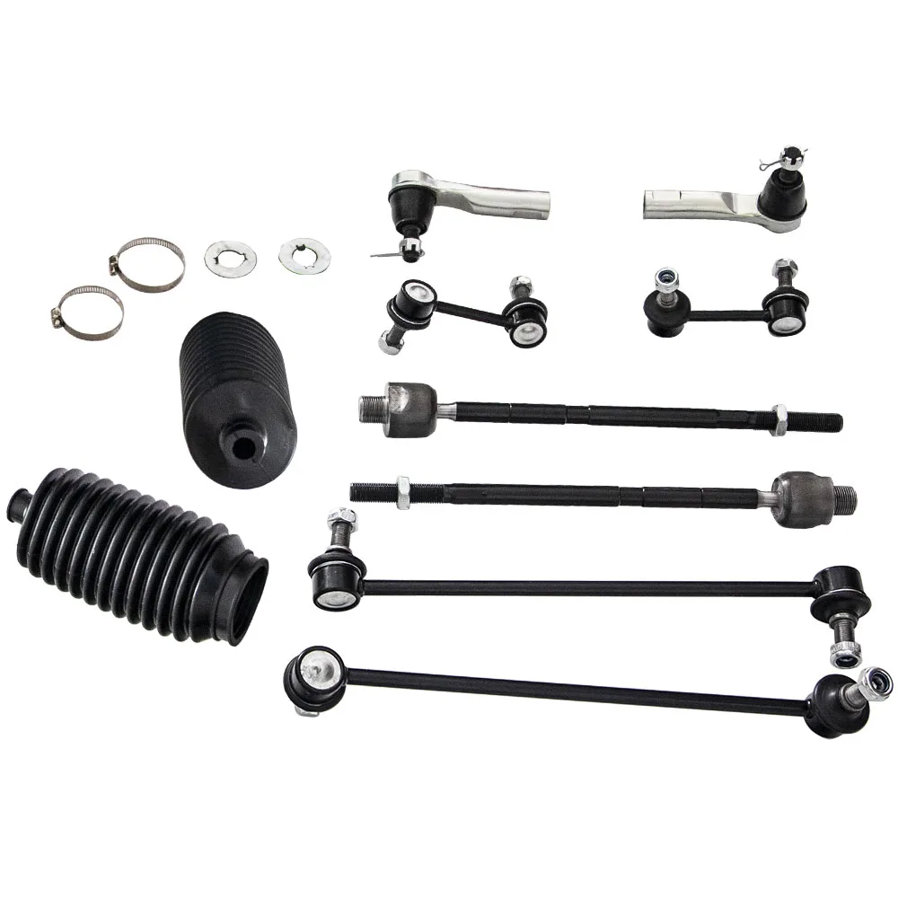 12x Control Arm Suspension Kit w/ Ball Joints Tie Rod Set for Honda CR-V 2007 2008 2009 2010 2011