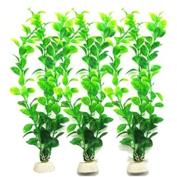 Artificial Plants Aquarium Simulation Craft Grass Decor Long Lasting Plastic Garden Indoor Replacement Fake Ornament