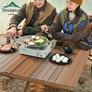 Berkemah Di Luar Ruangan Meja Kayu Igt Diperpanjang Lipat Ringan Multifungsi Aluminium Alloy Roll Meja Piknik Kompor Gas Portabel 6 tabel penjualan terbaik yang dapat diperluas - №