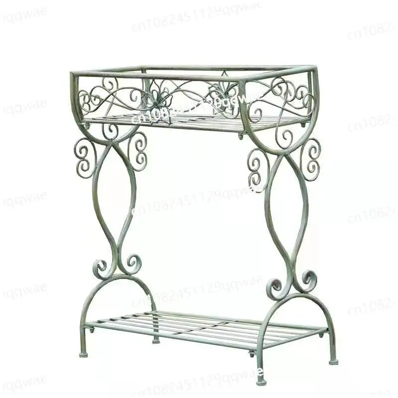 

Flower stands, outdoor wrought iron, floor-to-ceiling outdoor courtyards, gardens, balconies, terraces, decorations,