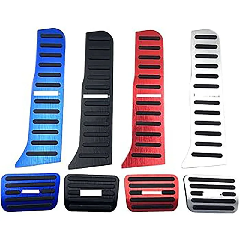 For BYD Han EV 2022~2024 Stainless Steel AT MT No Drilling Non-slip Car Foot Pedals Rest Accelerator Tray Part Accessories.