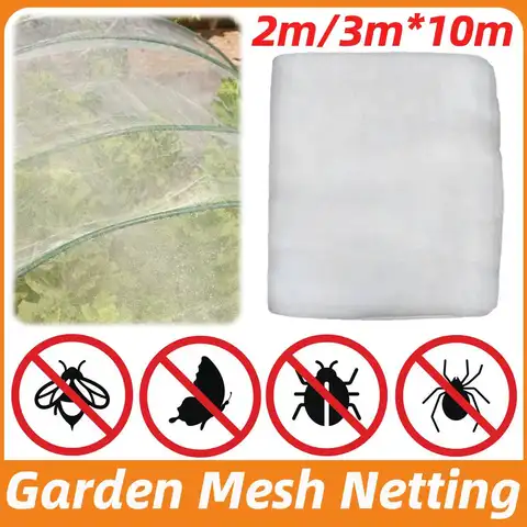 Garden Mesh Netting Thickened Garden Insect Netting Fine Mesh Plant Protection Netting for Fruits Flowers Crops Greenhouse