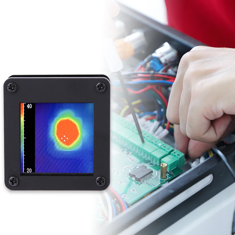 มือถือจอแสดงผล LCD Thermal Imager จอแสดงผล LCD มืออาชีพอินฟราเรดอุตสาหกรรมการตรวจจับเครื่องวัดอุณหภูมิอุปกรณ์