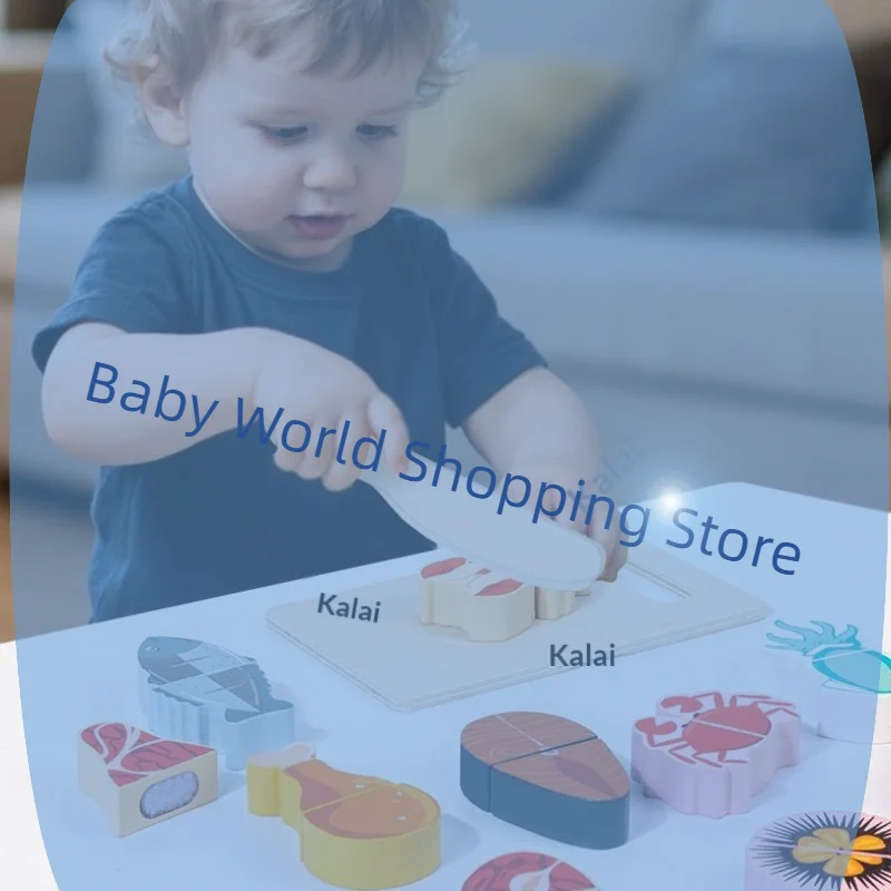 1 セットシミュレーション切断フルーツ食品ゲームプレイキッチンアクセサリーモンテッソーリ教育玩具子供のための木製ふりおもちゃ