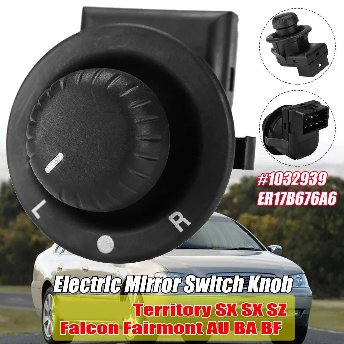 7 Pins Electric Mirror Switch Knob for Ford Territory SX SX SZ Falcon Fairmont AU BA BF