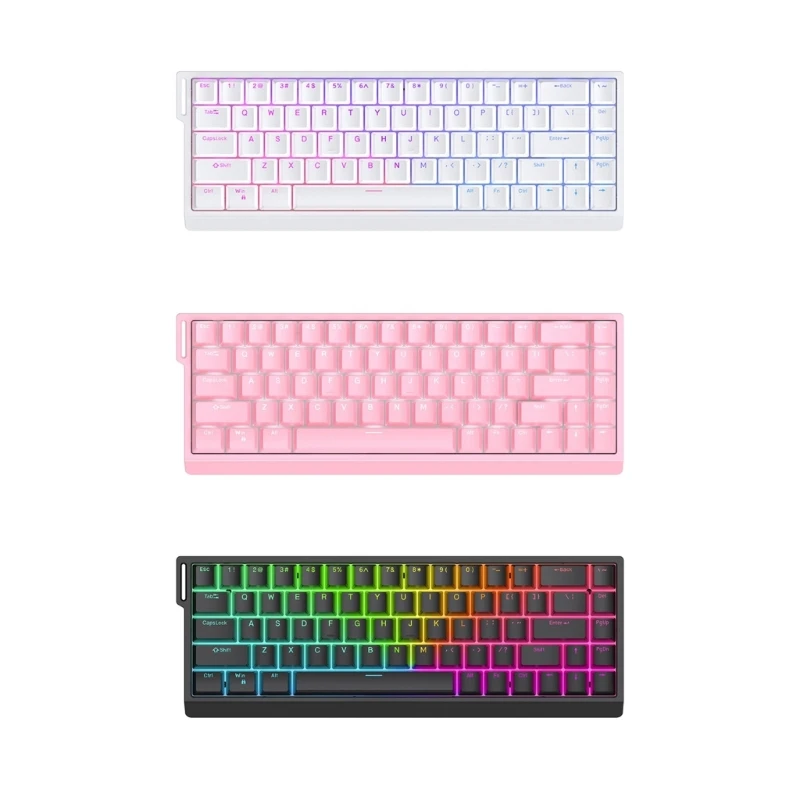 

53CC HE65 Corded Mechanical Keyboard With Switches For Gamer