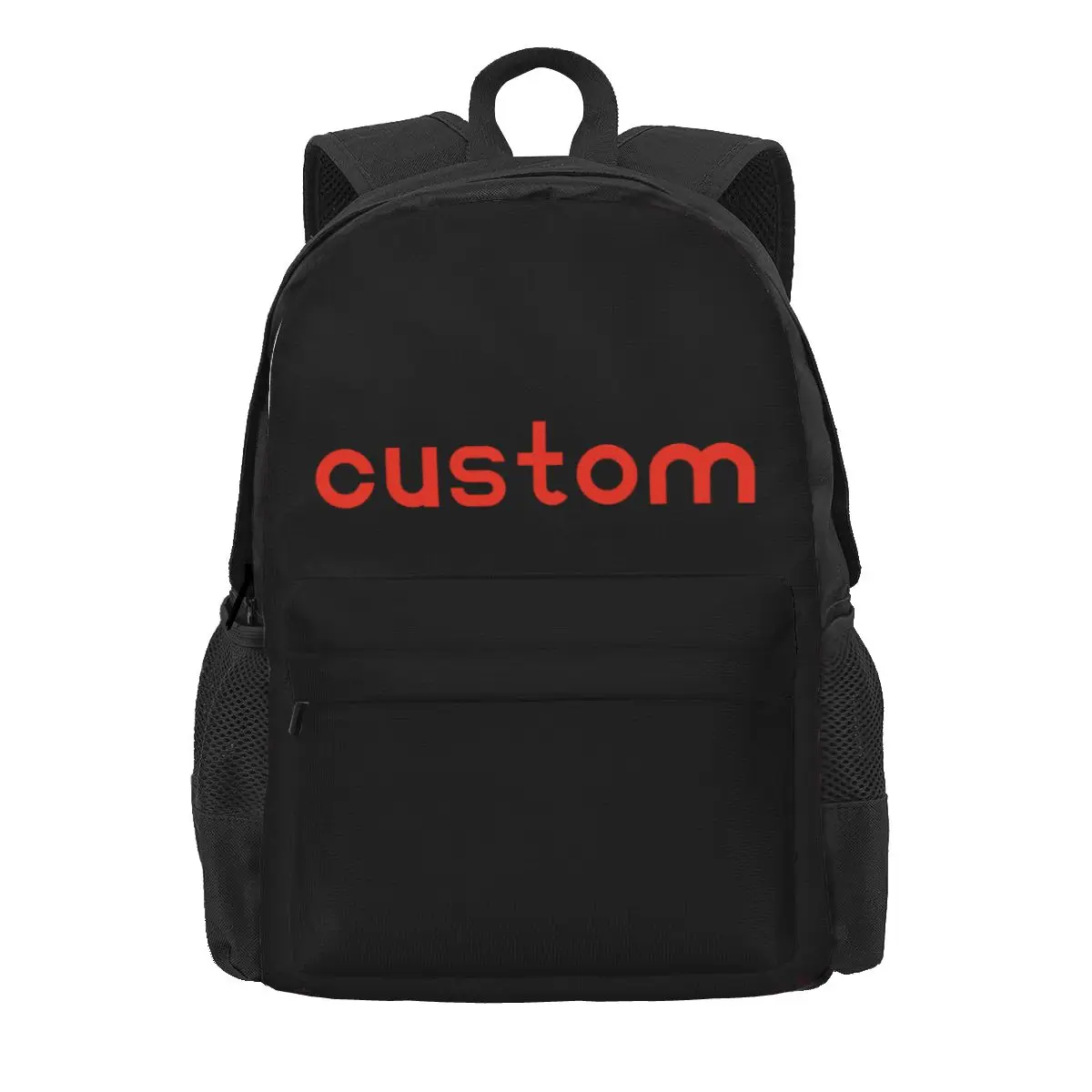 Custom Any Picture Backpack for Men Women Cool Student Work Daypack Laptop Shoulder Bag Gift