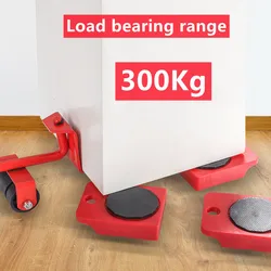 Heavy Duty Furniture Lifter Mover Roller with Wheel Bar Moving Device Lifting Helper Furniture Moving Transport Tool