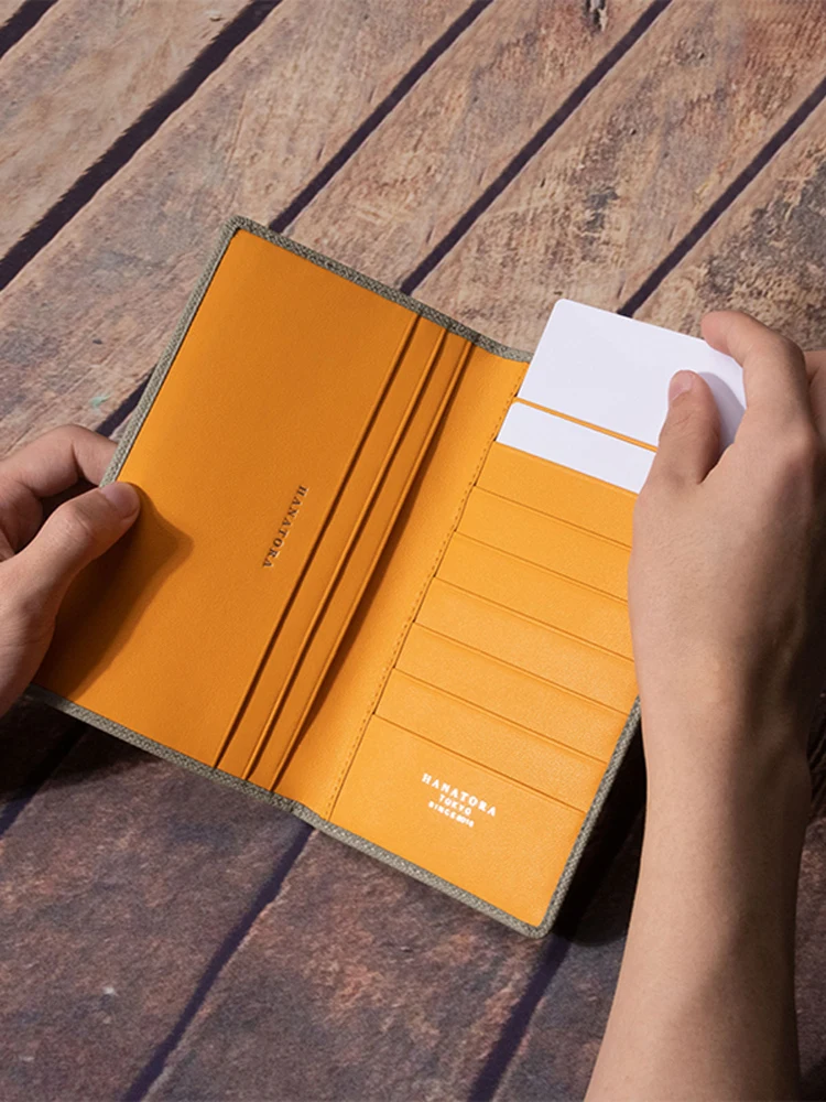 

Handmade Long Leather Wallet HARA Large Capaci Bifold for Men And Women with Card Holder Features Korean Sle Cowhide