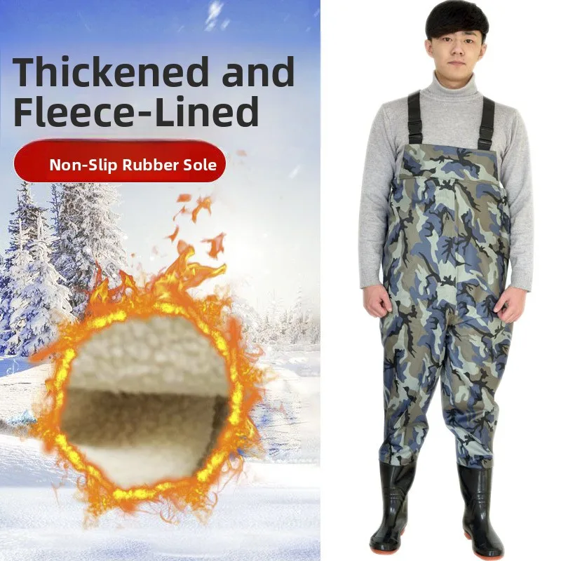 thickened-outdoor-overall-pants-wear-resistant-sea-fishing-suit-half-body-rain-boots-waterproof-overalls-for-men-by-hongshi-rain