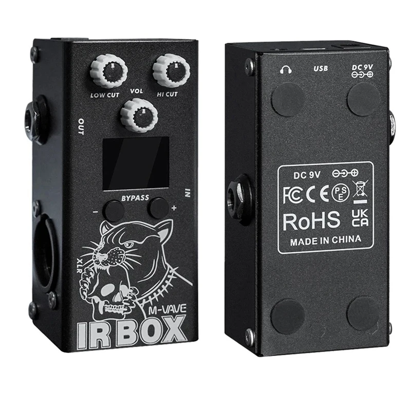 M-Vave IR-BOX Guitar Bass Effects 32 Preset Options Available Phone App Settings 9-Segment EQ ,As Individual EQ Effector