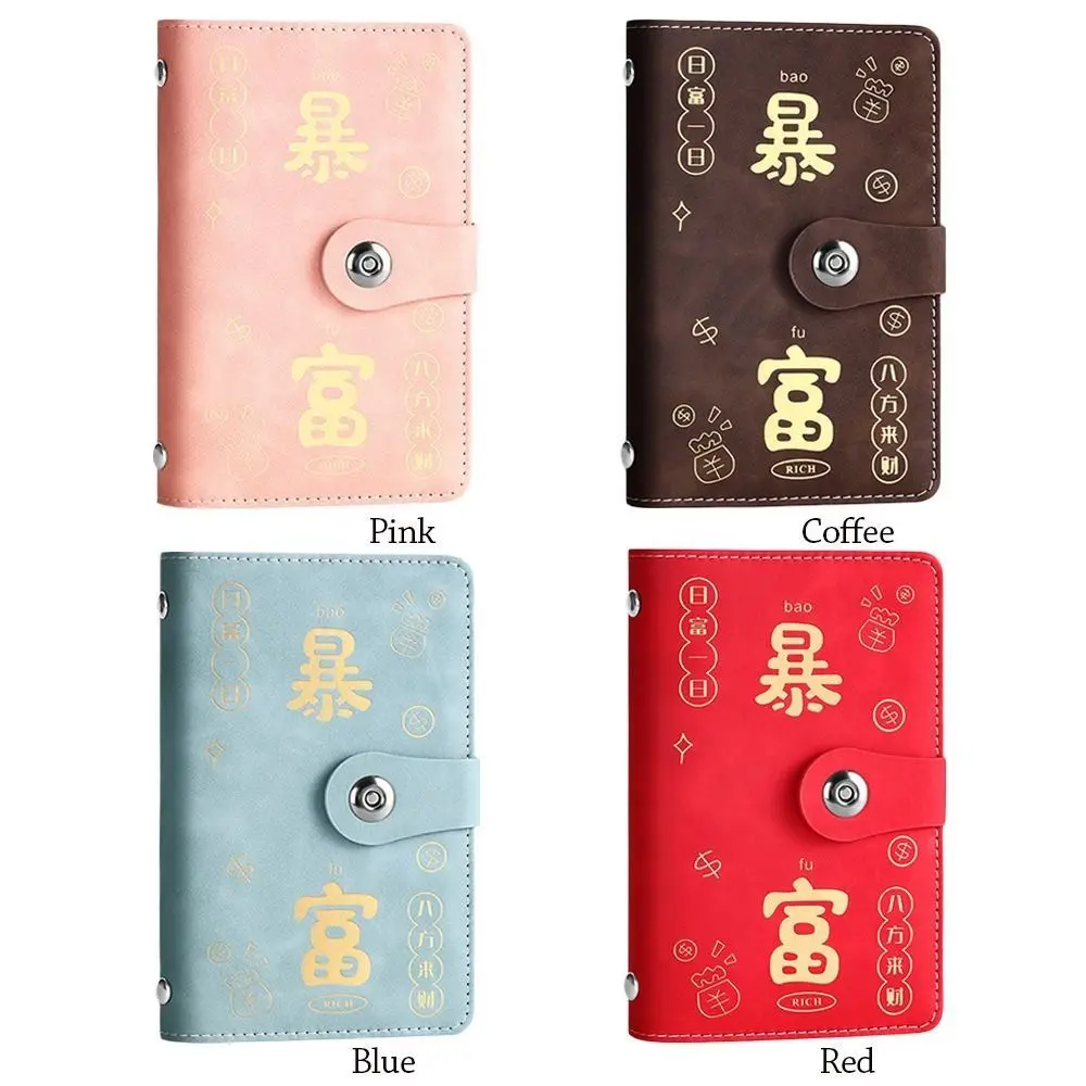 Large Capacity Saving Money Binder Portable Refillable Cash Savings Handbook Waterproof Budget Storage Book Stationery Supplies