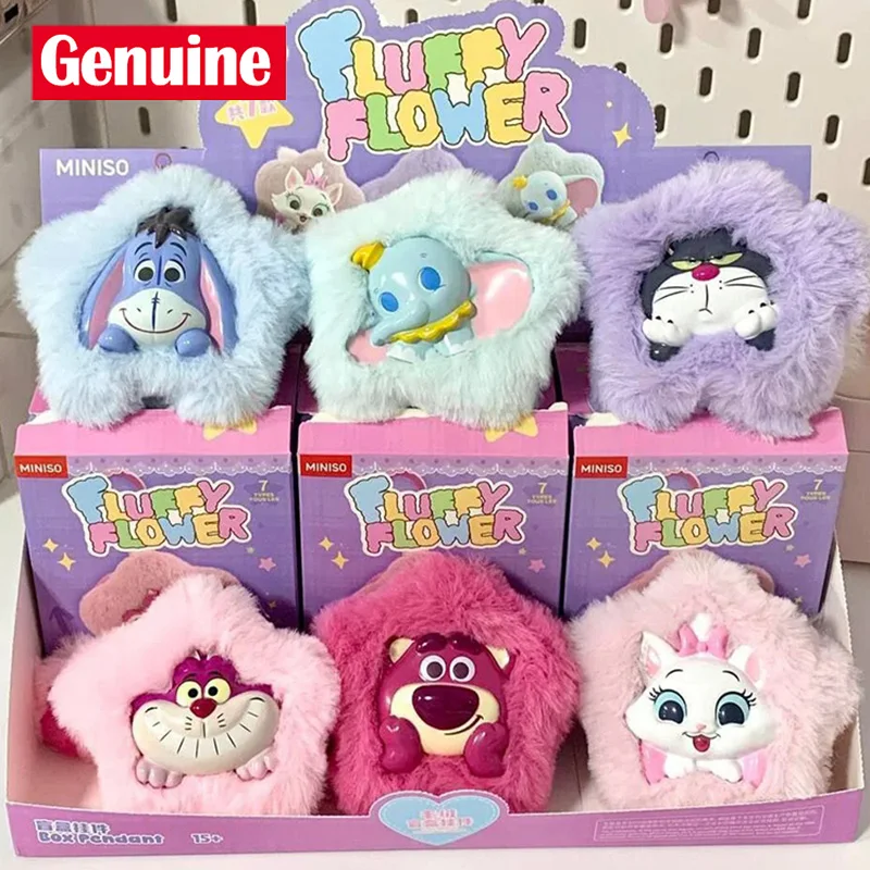 

Miniso Original Disney Maomaoji Series Blind Box Cartoon Lotso Doll Accessories Flower Pendant Guess Bag Birthday Gift Toy
